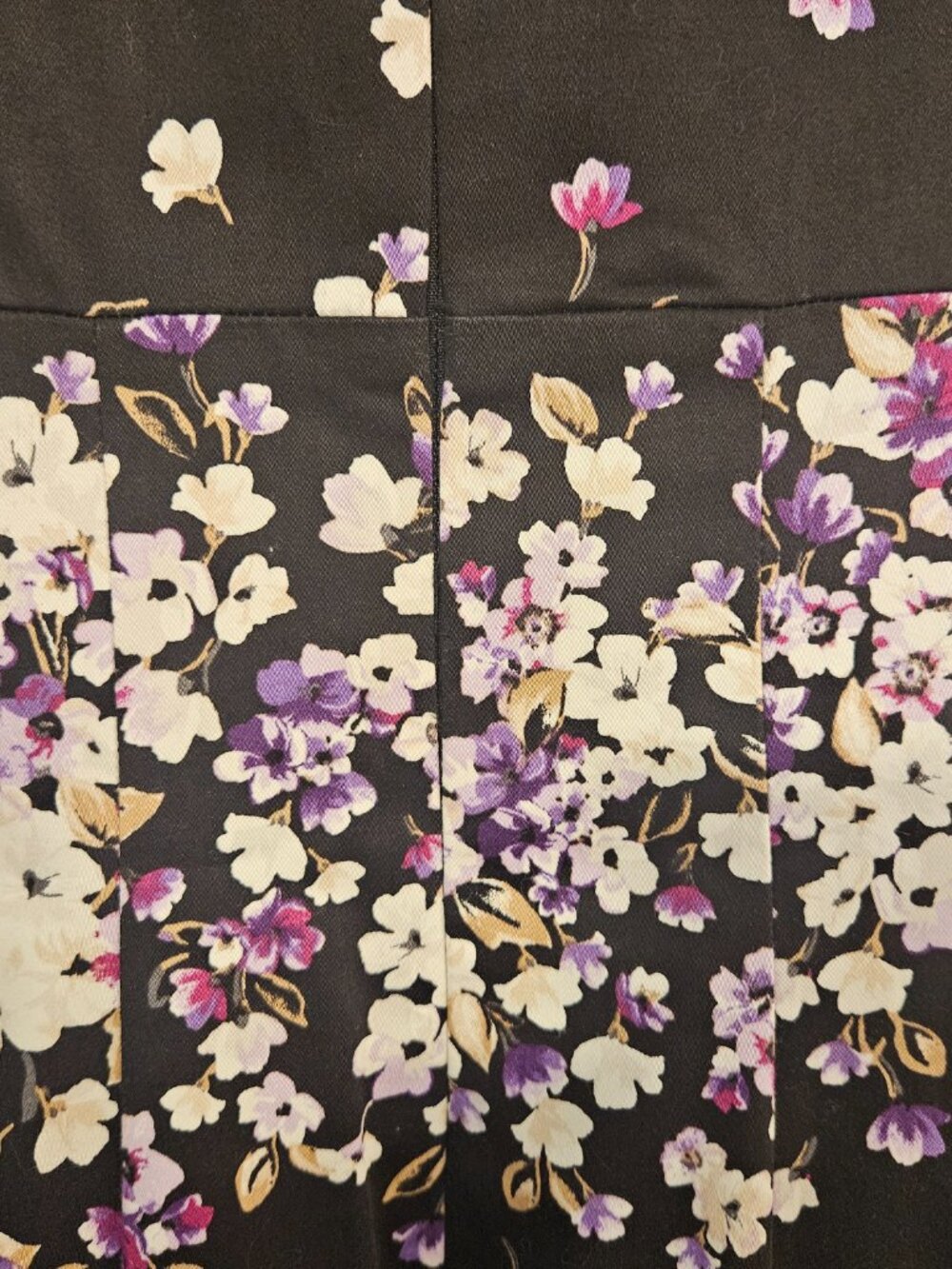 White House Black Market Floral Fit & Flare Dress Size 2 - Picture 7 of 9